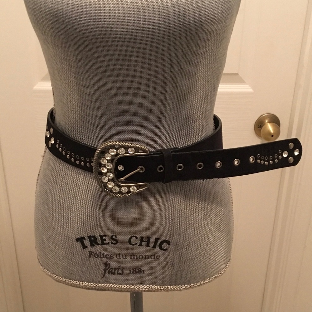 Rhinestones & Studs Belt